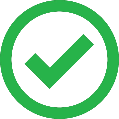 green check mark